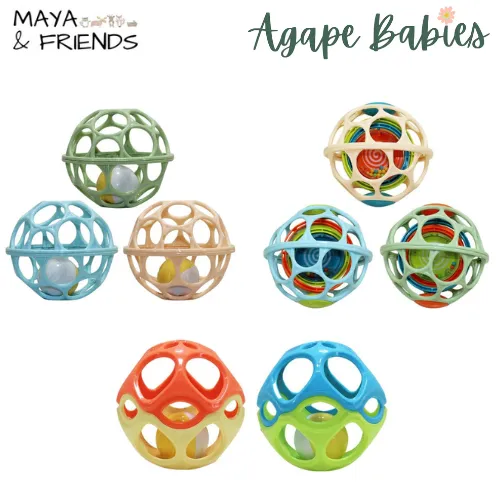 [3 Pack] Maya & Friends Easy Grasp Oball - 3 Types