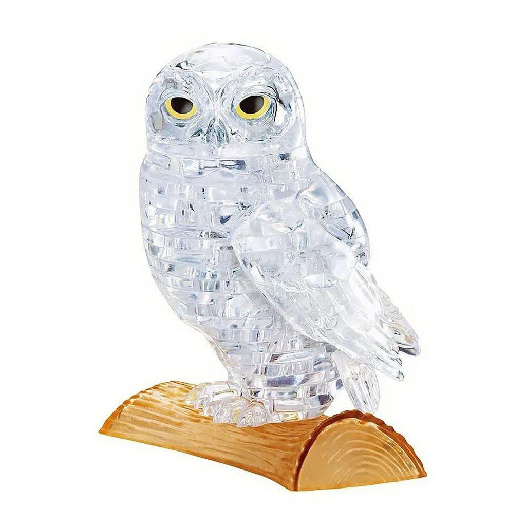 3D Crystal Puzzle - White Owl