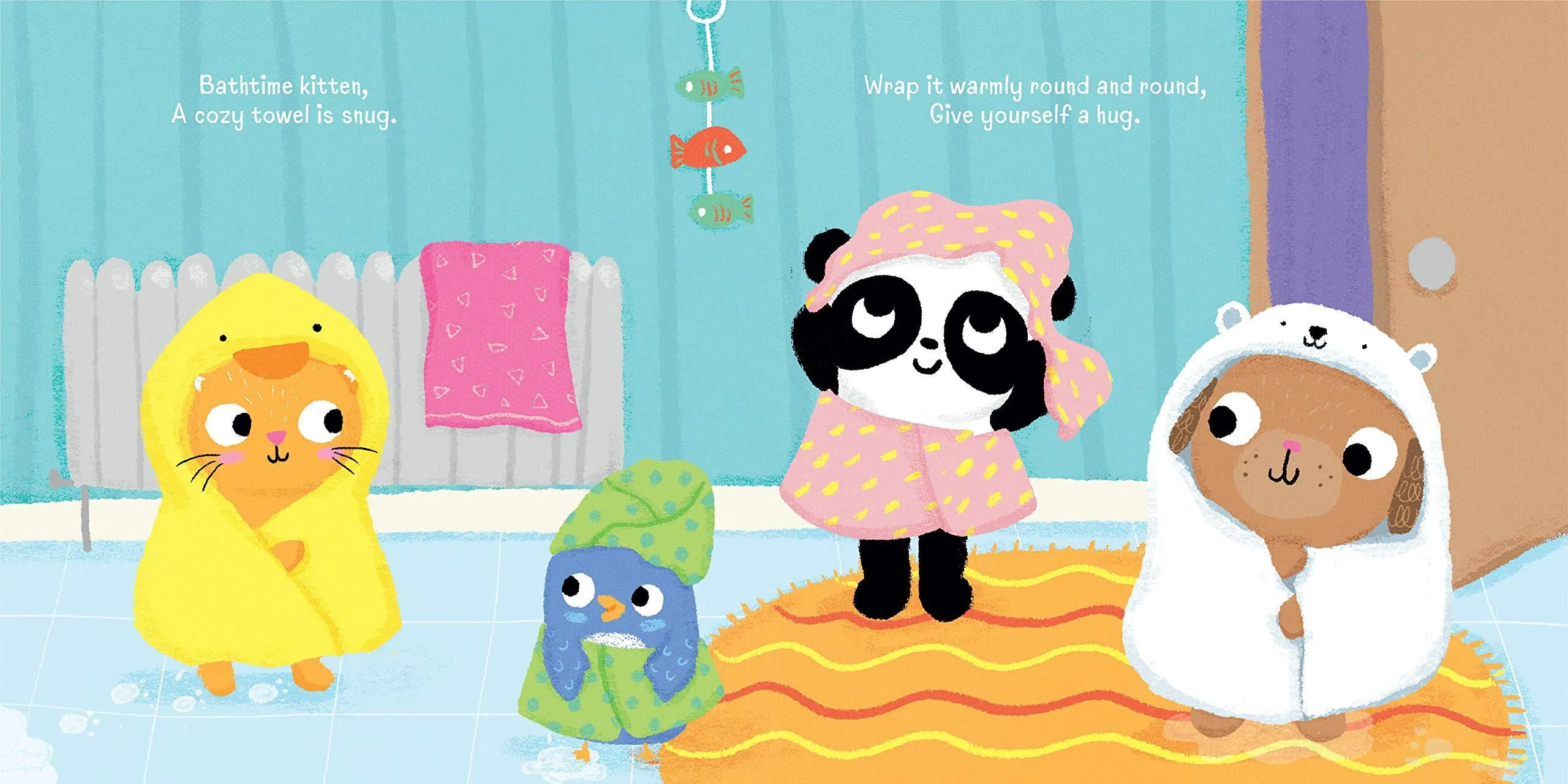 Animal Bathtime - Board Book