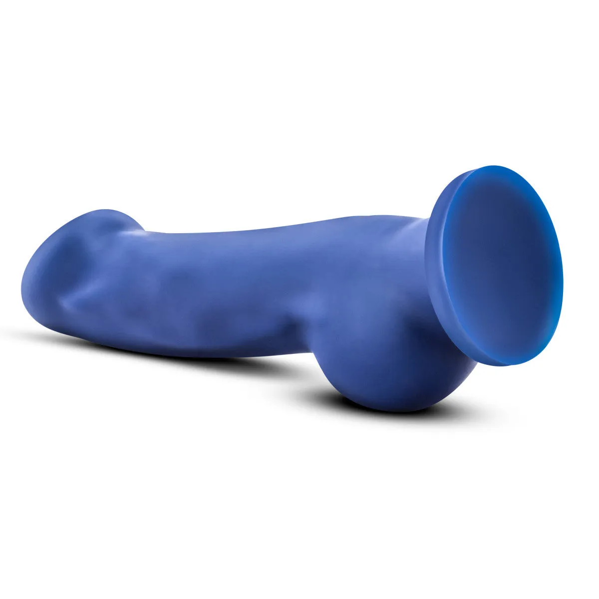 Avant By Blush® | Ergo Indigo D8: Artisan 7 Inch Dildo with Suction Cup Base - Elegantly Made with Smooth Ultrasilk® Purio™ Silicone