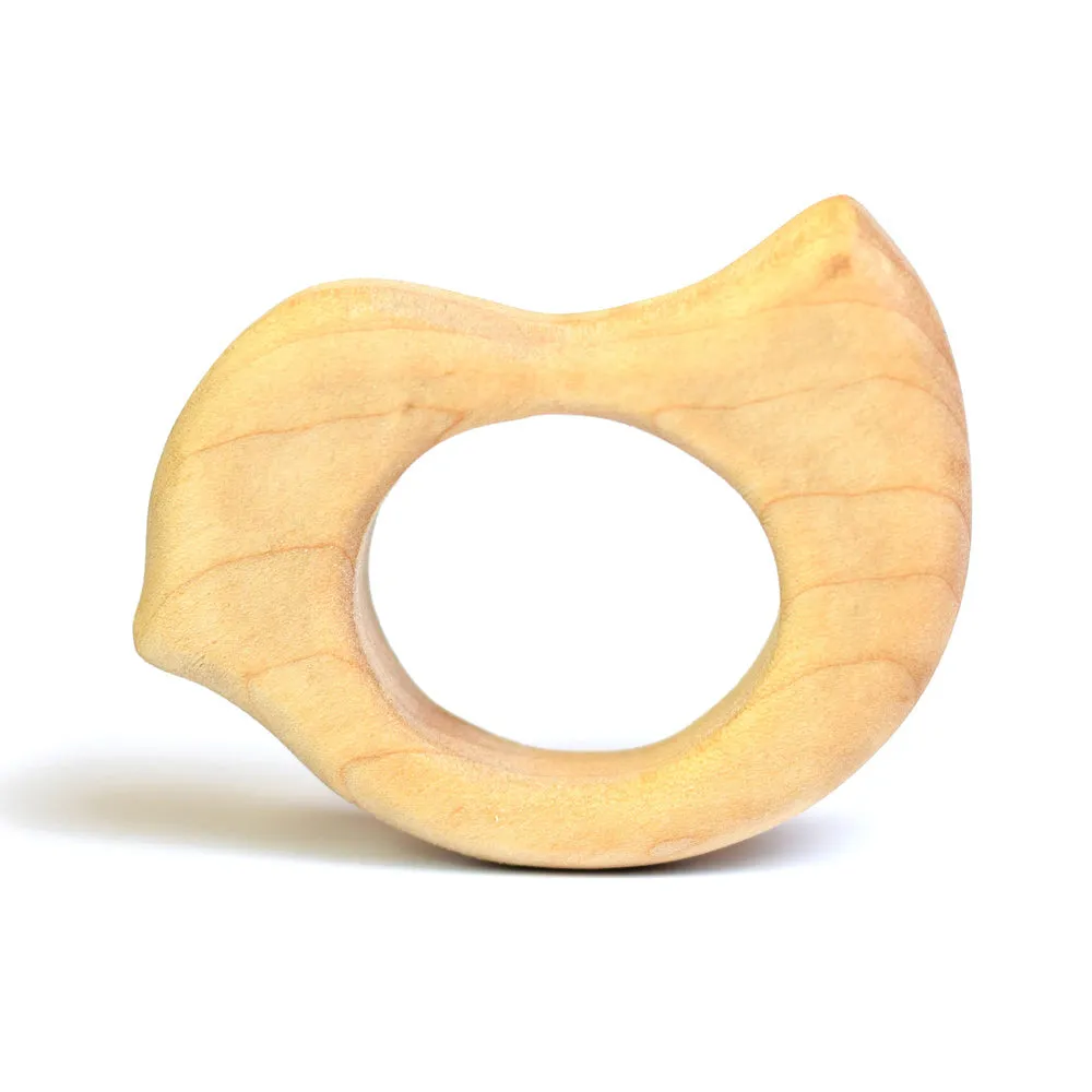 Bumbu Handmade Wooden Chick Baby Teether