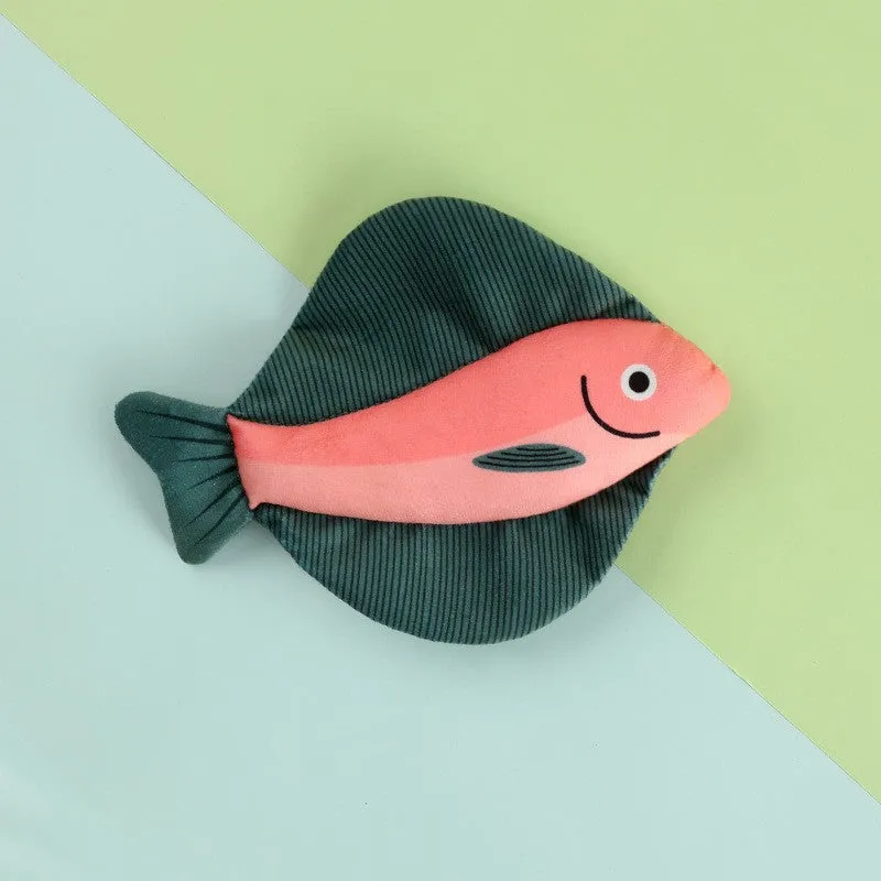 Canvas Interactive Mint Fish Teaser Cat Wand