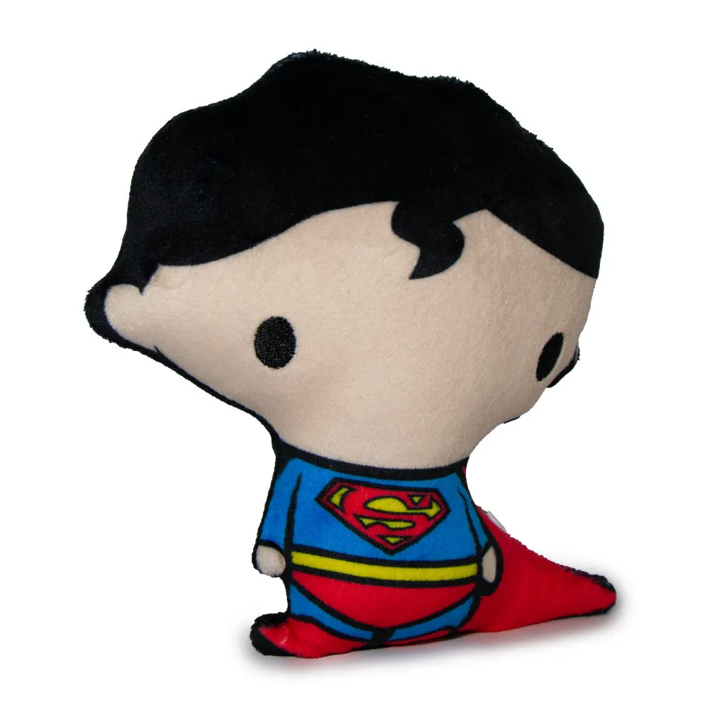 Chibi Superman Plush Dog Toy with Squeaker from Buckle Down