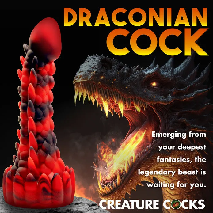 Demon Rising Scaly Dragon Silicone Creature Dildo