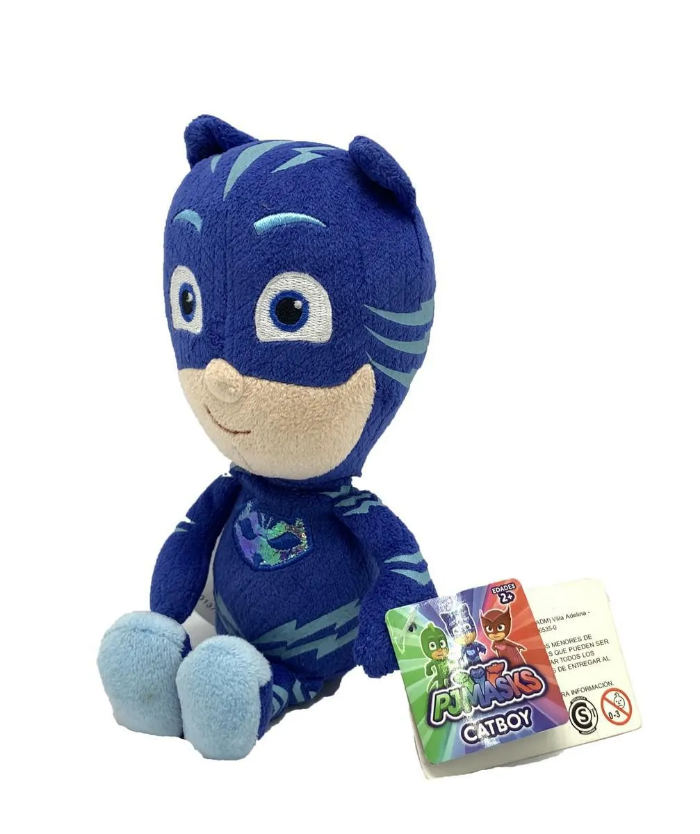 Disney Junior PJ Masks 8-Inch Plush, Featuring Romeo, Owlette, Gekko, Catboy, Luna girl - Pick your favorite one