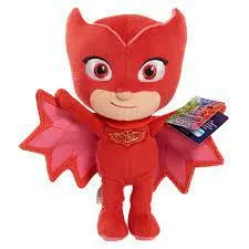 Disney Junior PJ Masks 8-Inch Plush, Featuring Romeo, Owlette, Gekko, Catboy, Luna girl - Pick your favorite one