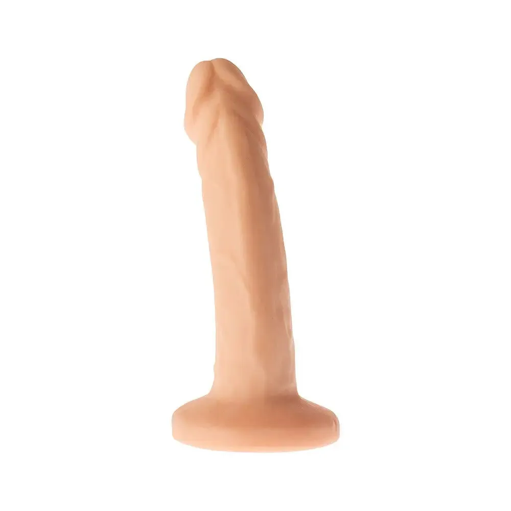 Dream Toys Pvc Flesh Pink Realistic Dildo with Suction Cup