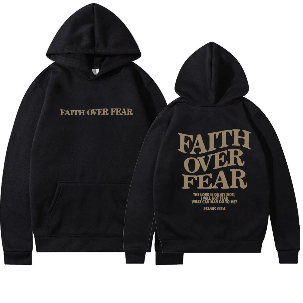 Faith Over Fear Unisex Christian Hoodie