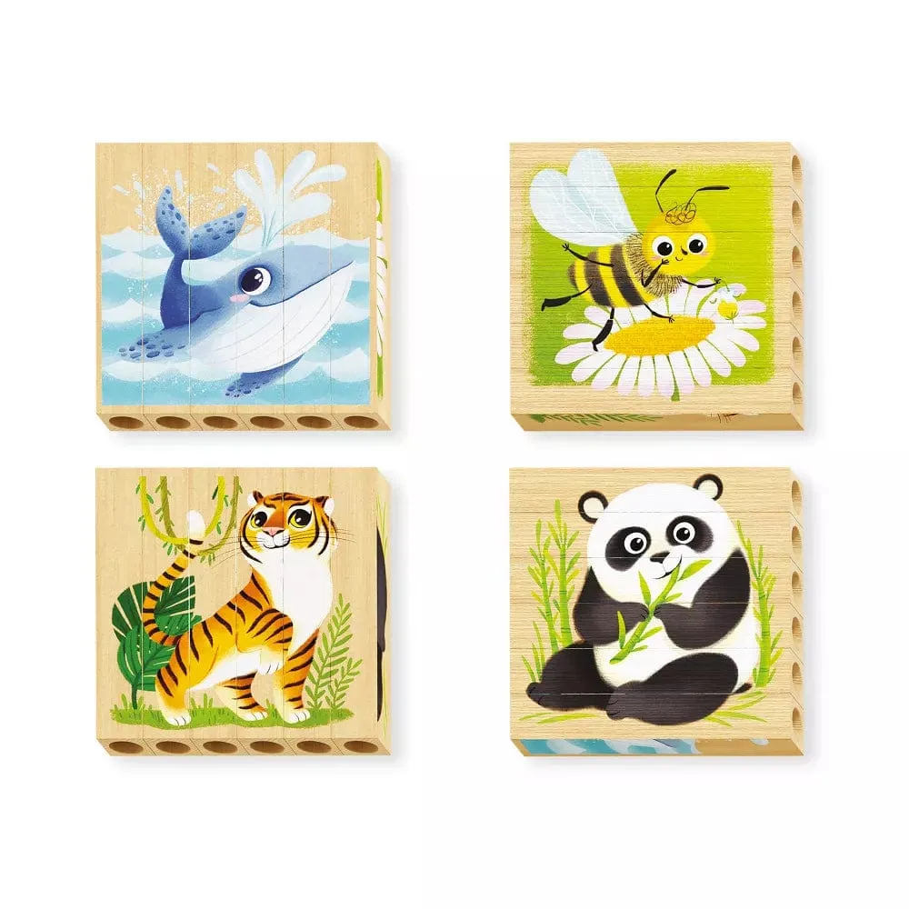 Four Puzzle - Endangered Animals