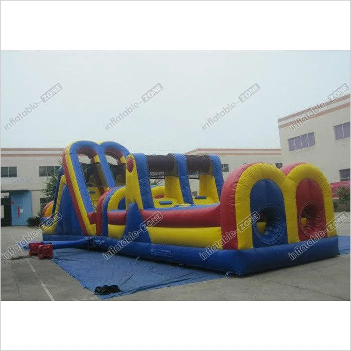 Giant Customized Obstacle Course Jumpers Classic Inflatable Obstacle Course For Competition