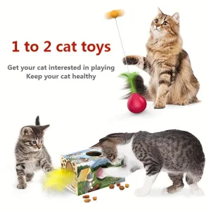 Interactive 1 To 2 Cat Toys