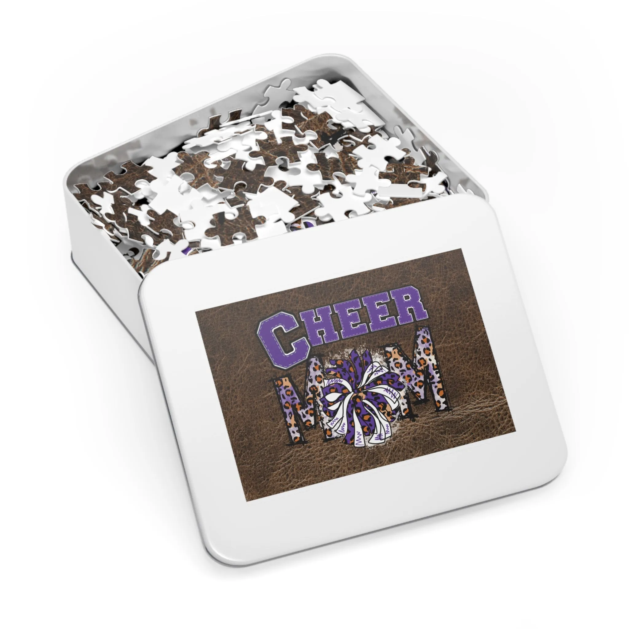 Jigsaw Puzzle, Cheer Mom, Personalised/Non-Personalised (30, 110, 252, 500,1000-Piece)