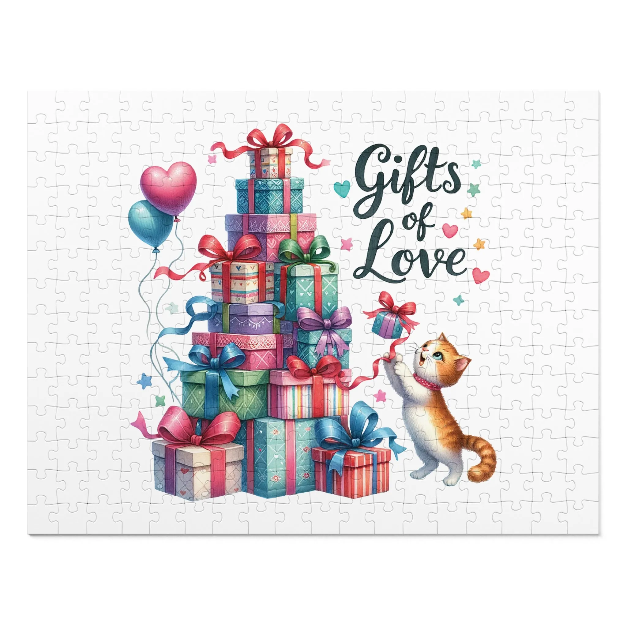 Jigsaw Puzzle, Christmas, Present Tree, Personalised/Non-Personalised (30, 110, 252, 500,1000-Piece)