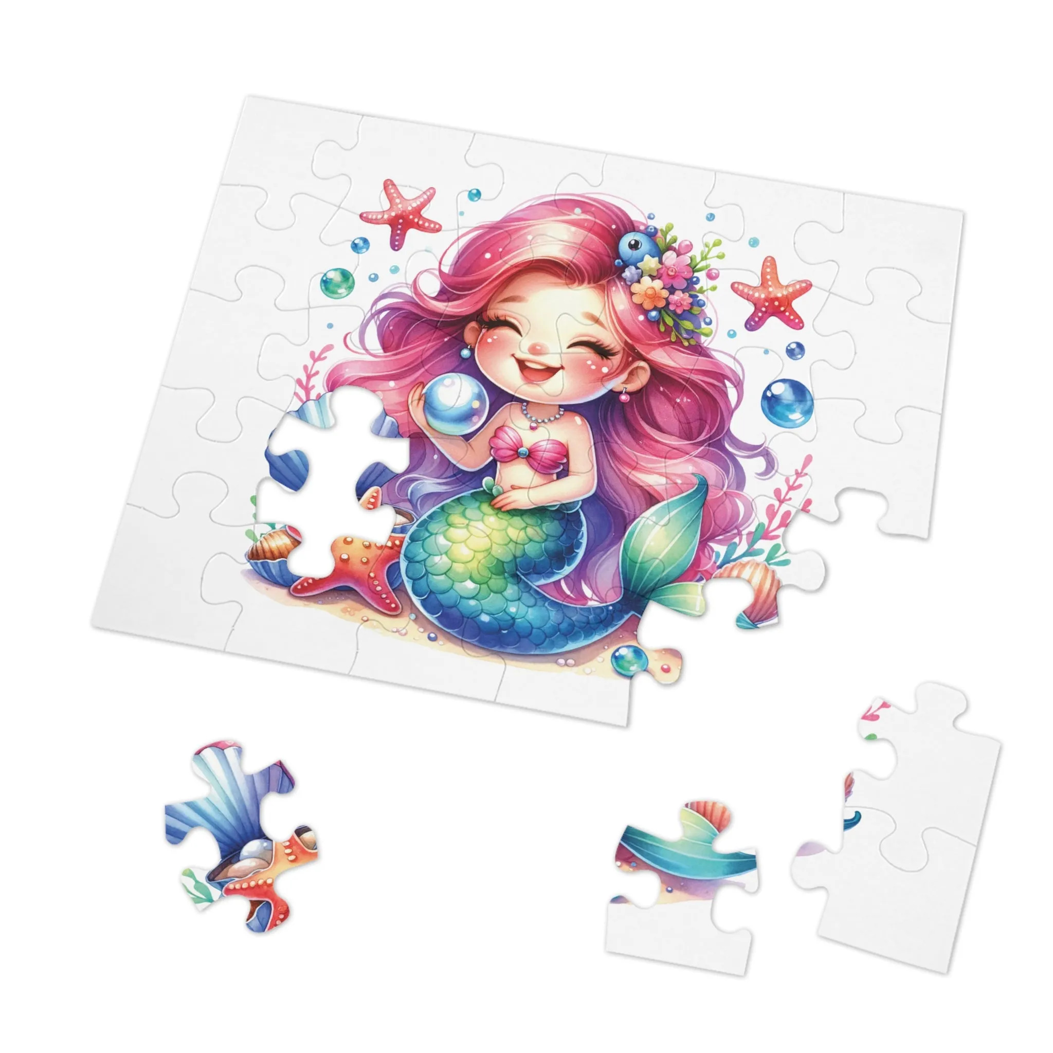 Jigsaw Puzzle, Mermaid, Personalised/Non-Personalised (30, 110, 252, 500,1000-Piece)