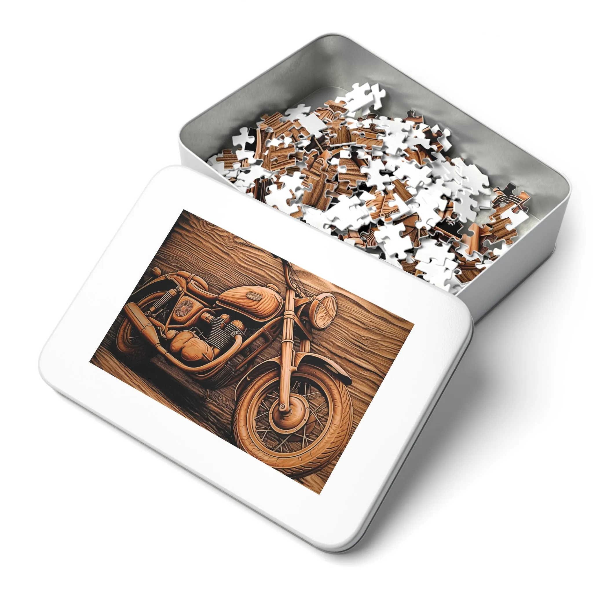 Jigsaw Puzzle, Motorbike, Personalised/Non-Personalised (30, 110, 252, 500,1000-Piece)