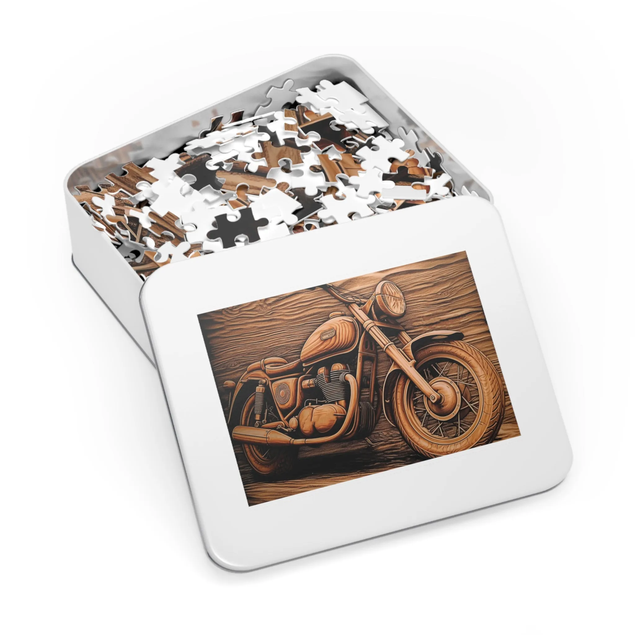 Jigsaw Puzzle, Motorbike, Personalised/Non-Personalised (30, 110, 252, 500,1000-Piece)