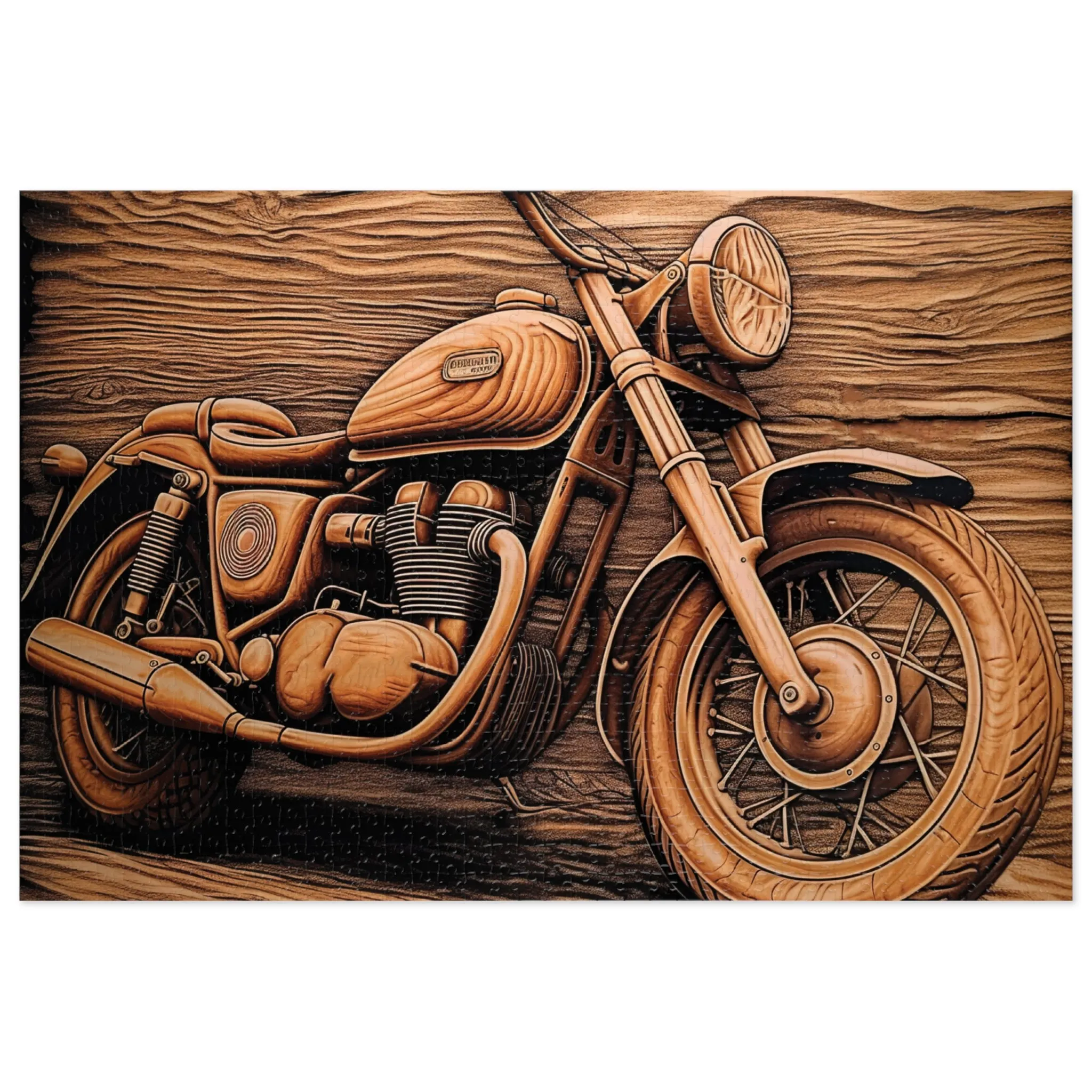 Jigsaw Puzzle, Motorbike, Personalised/Non-Personalised (30, 110, 252, 500,1000-Piece)