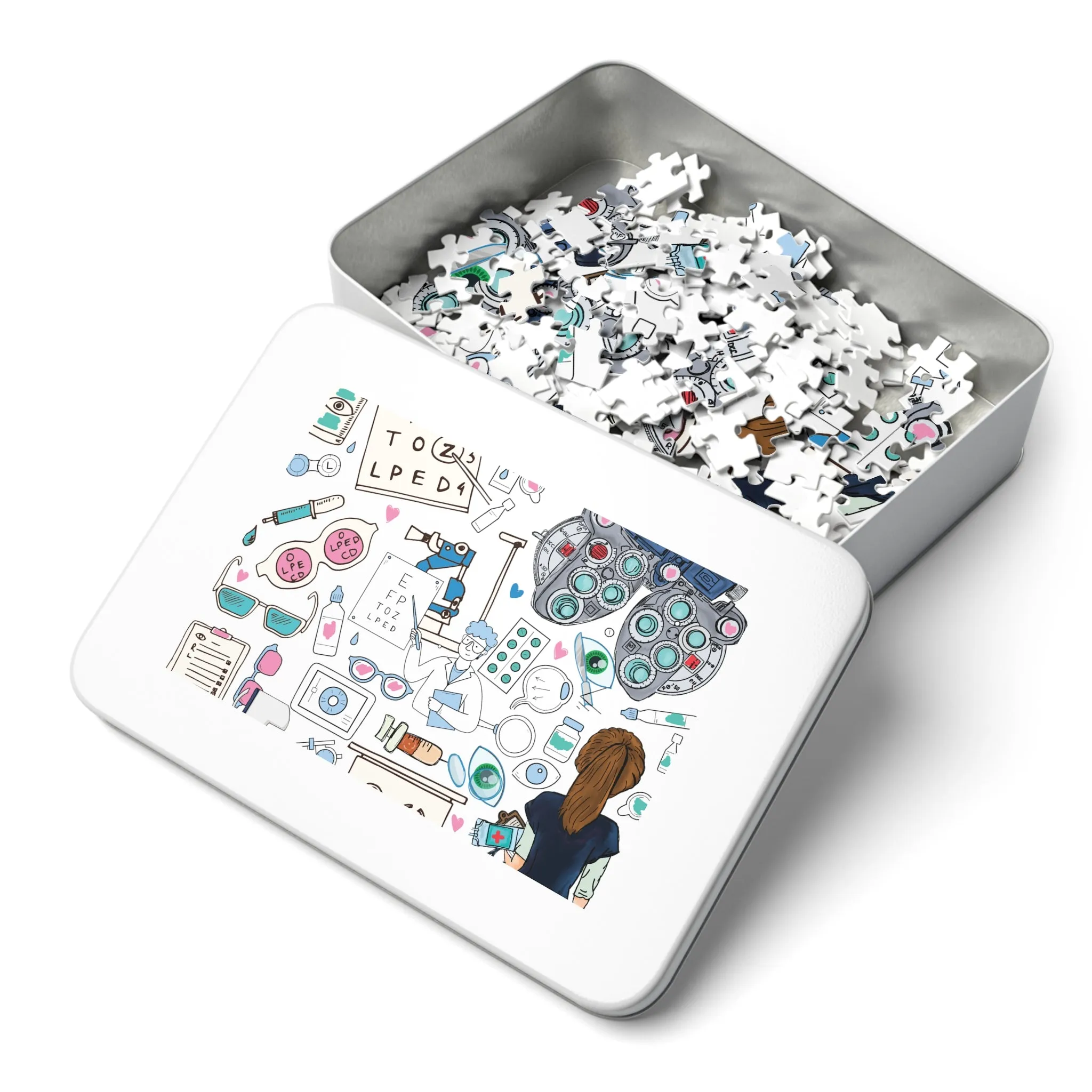 Jigsaw Puzzle, Optometrist, Personalised/Non-Personalised (30, 110, 252, 500,1000-Piece)