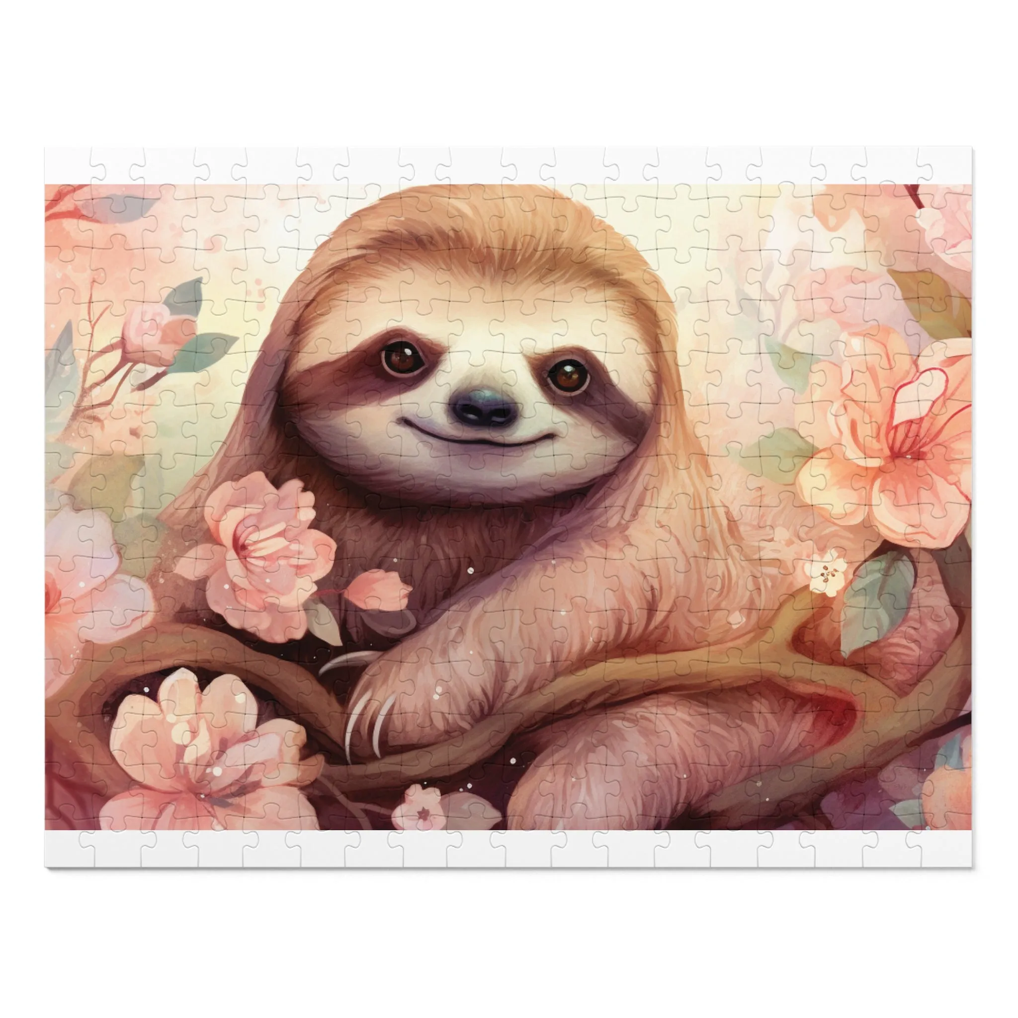 Jigsaw Puzzle, Sloth, Personalised/Non-Personalised (30, 110, 252, 500,1000-Piece)