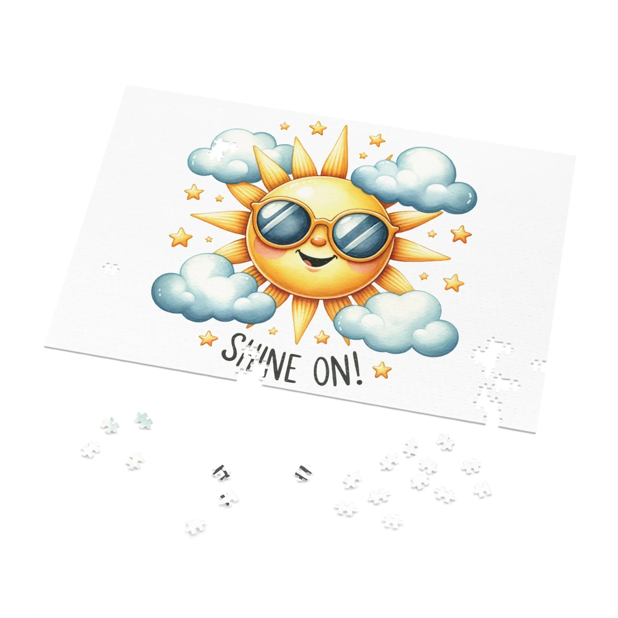 Jigsaw Puzzle, Sun, Shine On, Personalised/Non-Personalised (30, 110, 252, 500,1000-Piece)