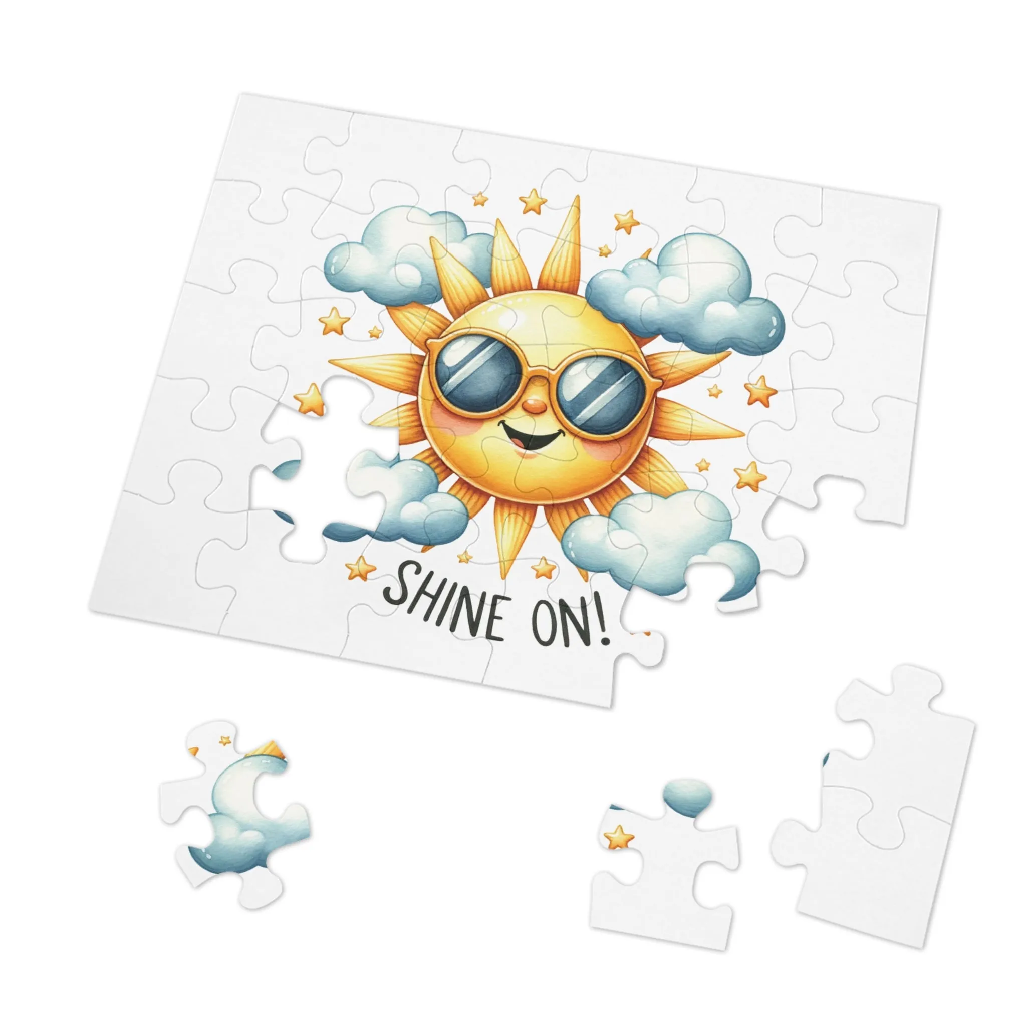 Jigsaw Puzzle, Sun, Shine On, Personalised/Non-Personalised (30, 110, 252, 500,1000-Piece)