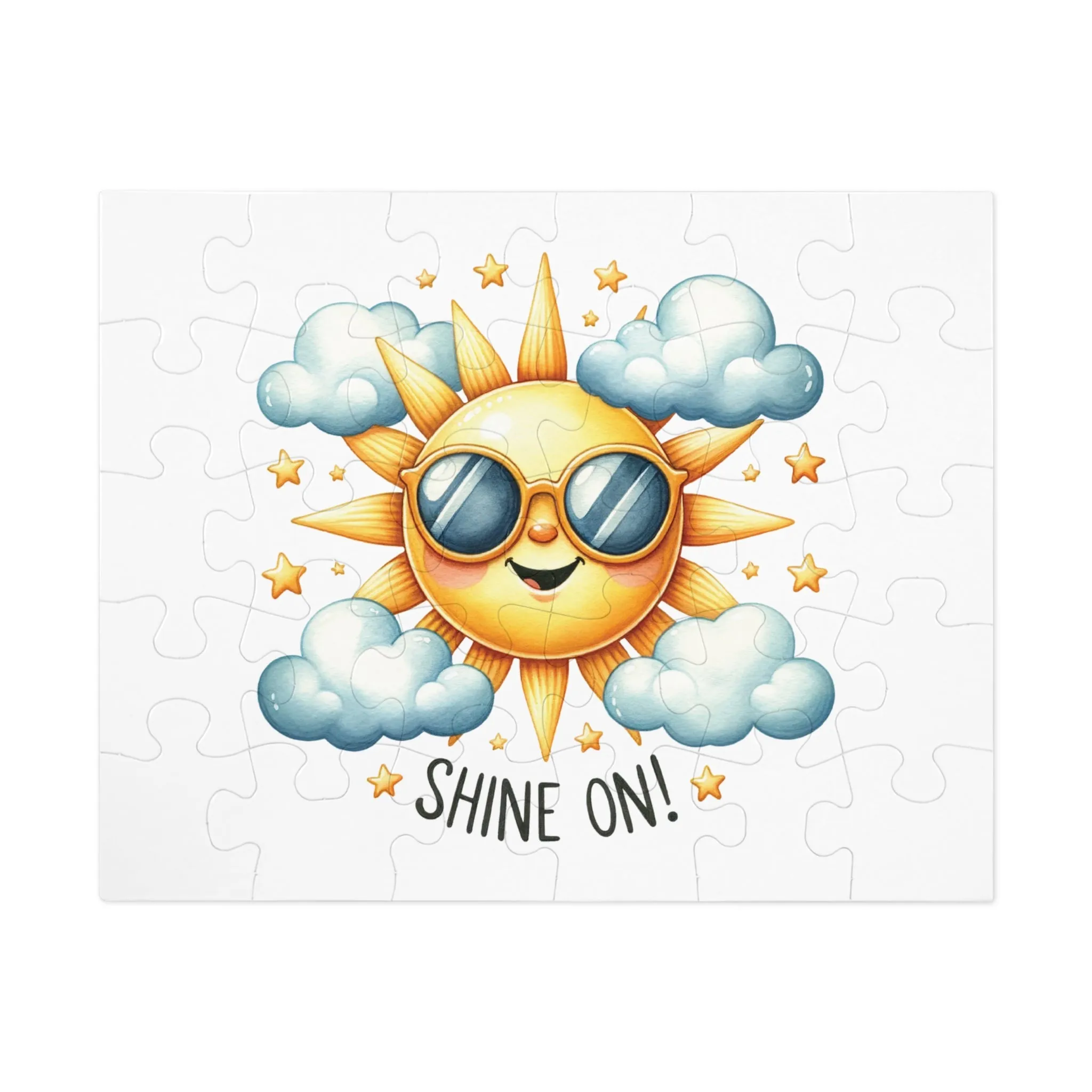 Jigsaw Puzzle, Sun, Shine On, Personalised/Non-Personalised (30, 110, 252, 500,1000-Piece)