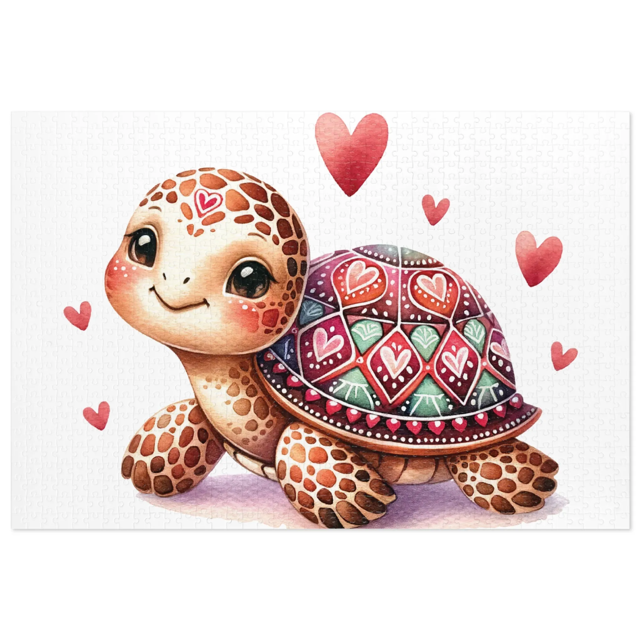 Jigsaw Puzzle, Turtle, Personalised/Non-Personalised (30, 110, 252, 500,1000-Piece)