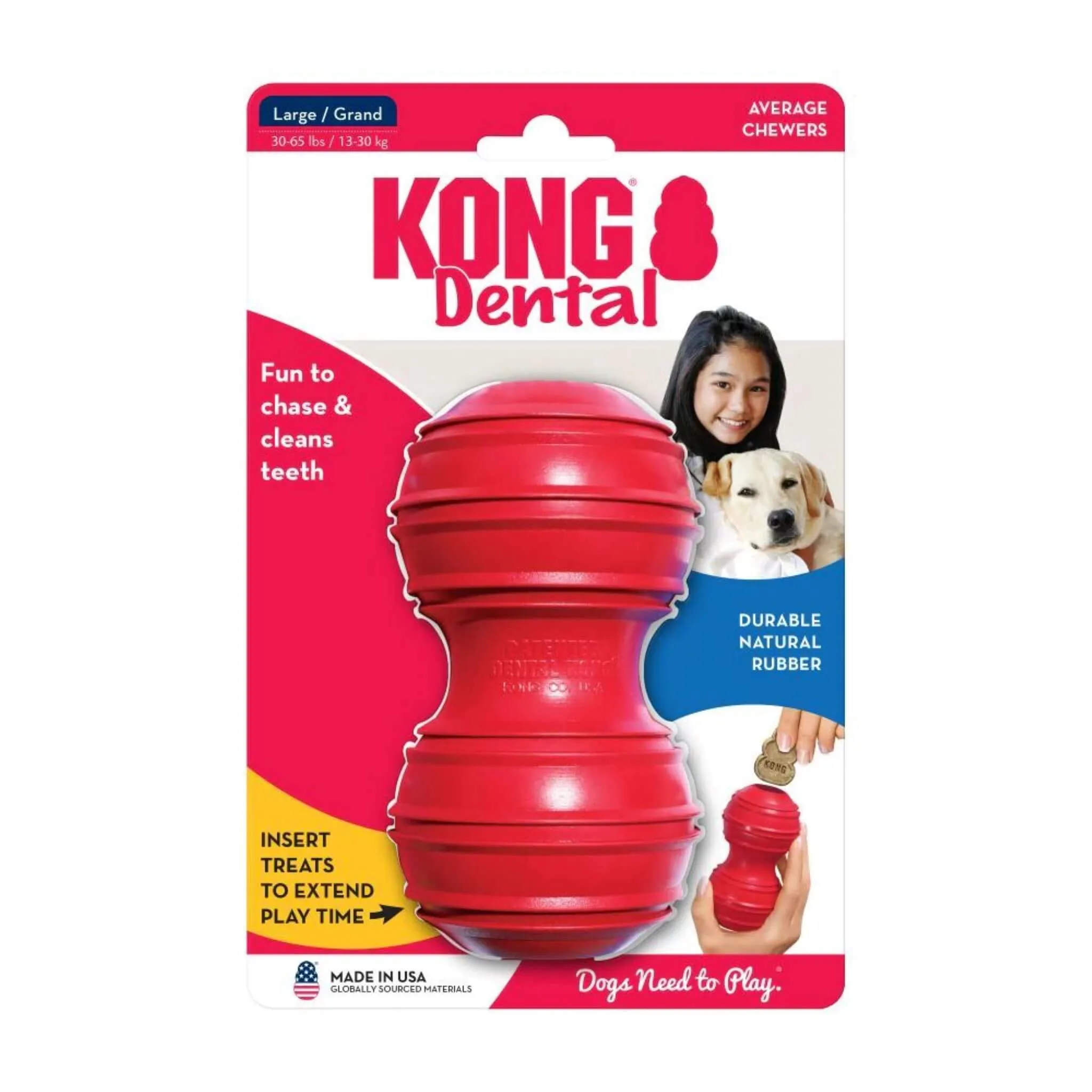 KONG Dental Dog Chew Toy