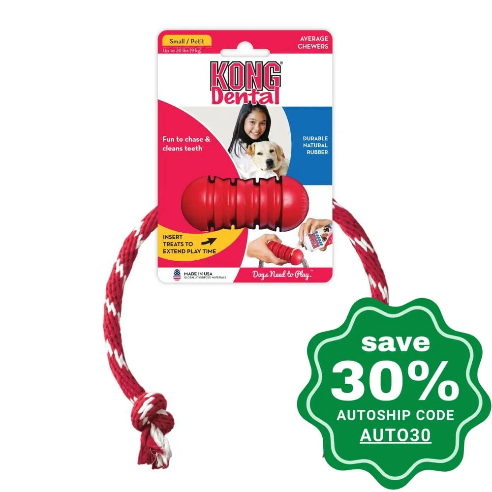 Kong - Dental with Rope - Small