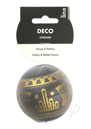 Linx Deco Stroker Ball Clear/black(disc)