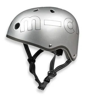 Micro Helmet - Metallic Silver M