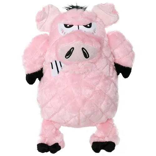 Mighty Angry Animal Dog Squeaky Toy, Angry Pig (mini and regular size)