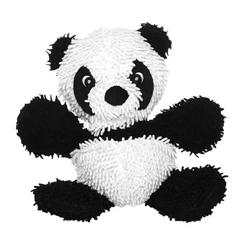 Mighty Microfibre Dog Squeaky Toy, Ball Panda