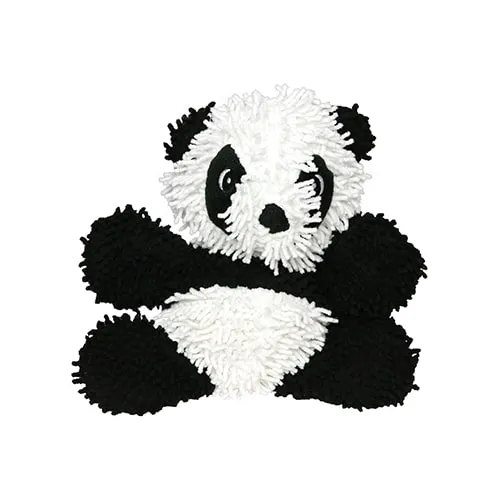 Mighty Microfibre Dog Squeaky Toy, Ball Panda