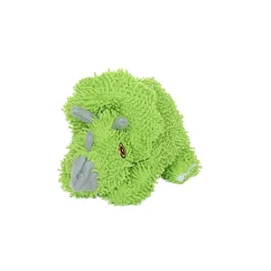 Mighty Microfibre Dog Squeaky Toy, Ball Triceratops