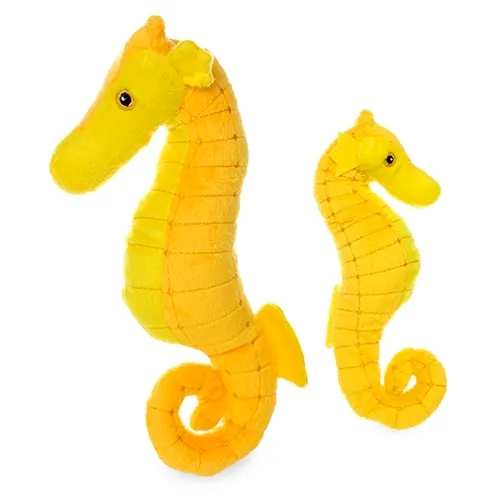 Mighty Ocean Dog Squeaky Toy, Sarafina the Seahorse (mini and regular size)