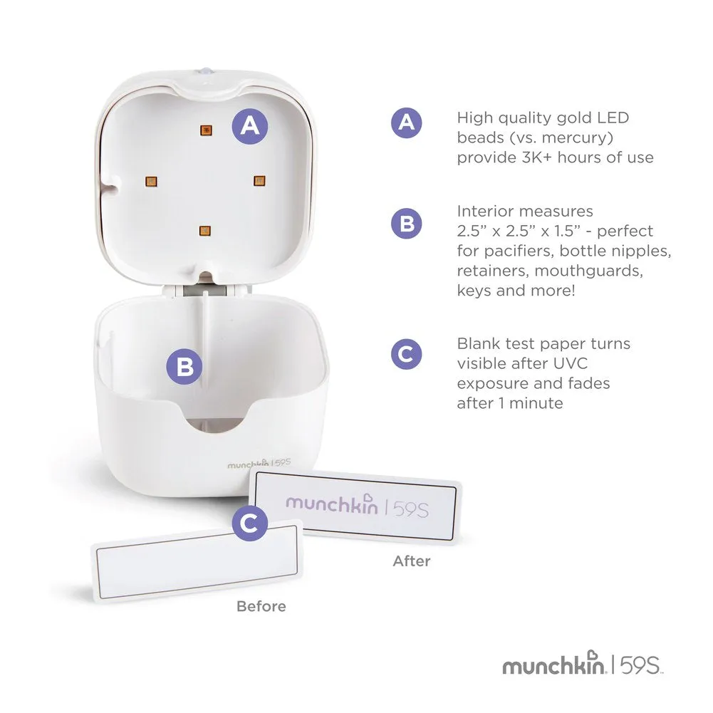 Munchkin 59S Mini Portable UV-C Sterilizer