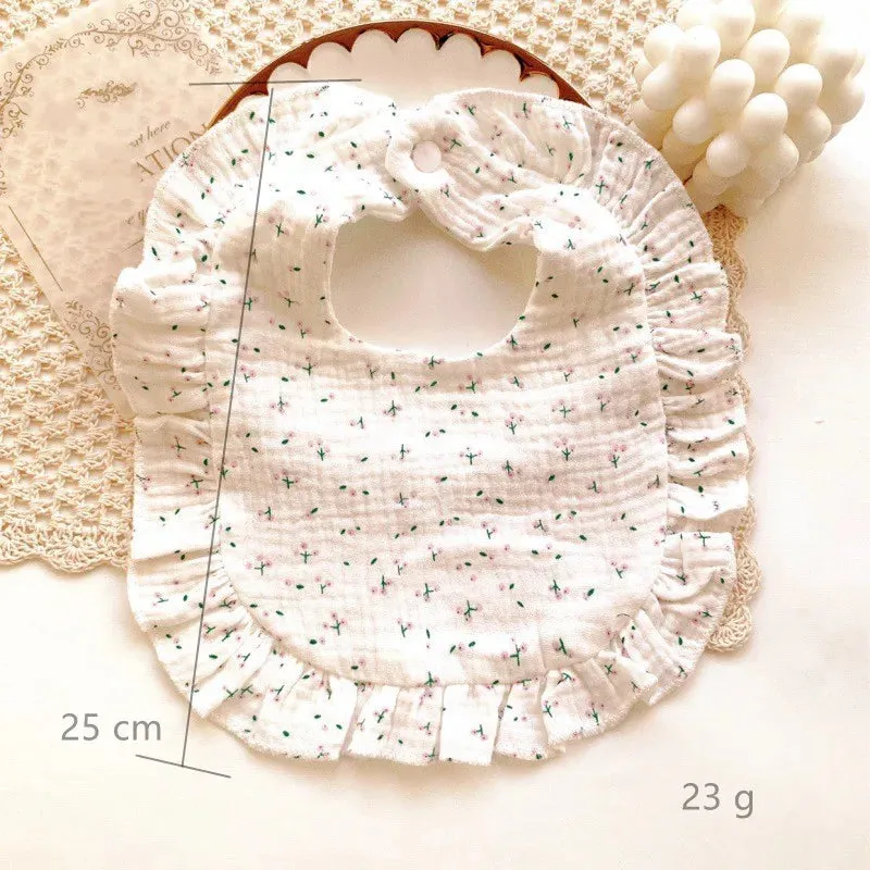 Newborn Bibs-Infant Burp Cloths Baby Stuff Feeding Drool Bandana Towel