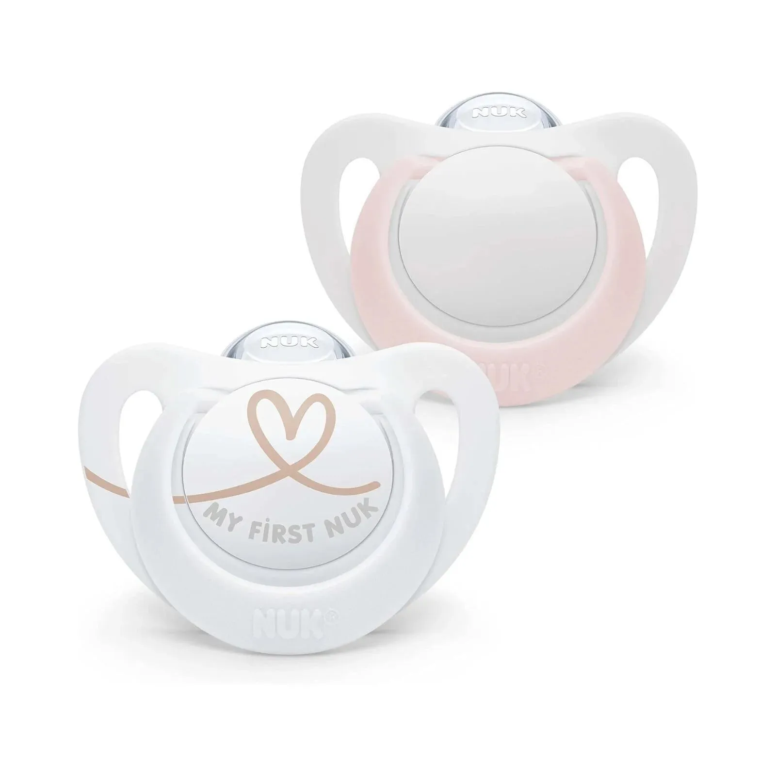 NUK Star Soother 0-6 months 2 pcs - Pink