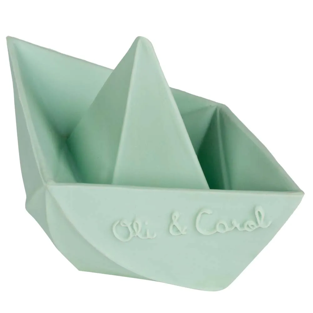 Oli & Carol Origami Boat - Mint