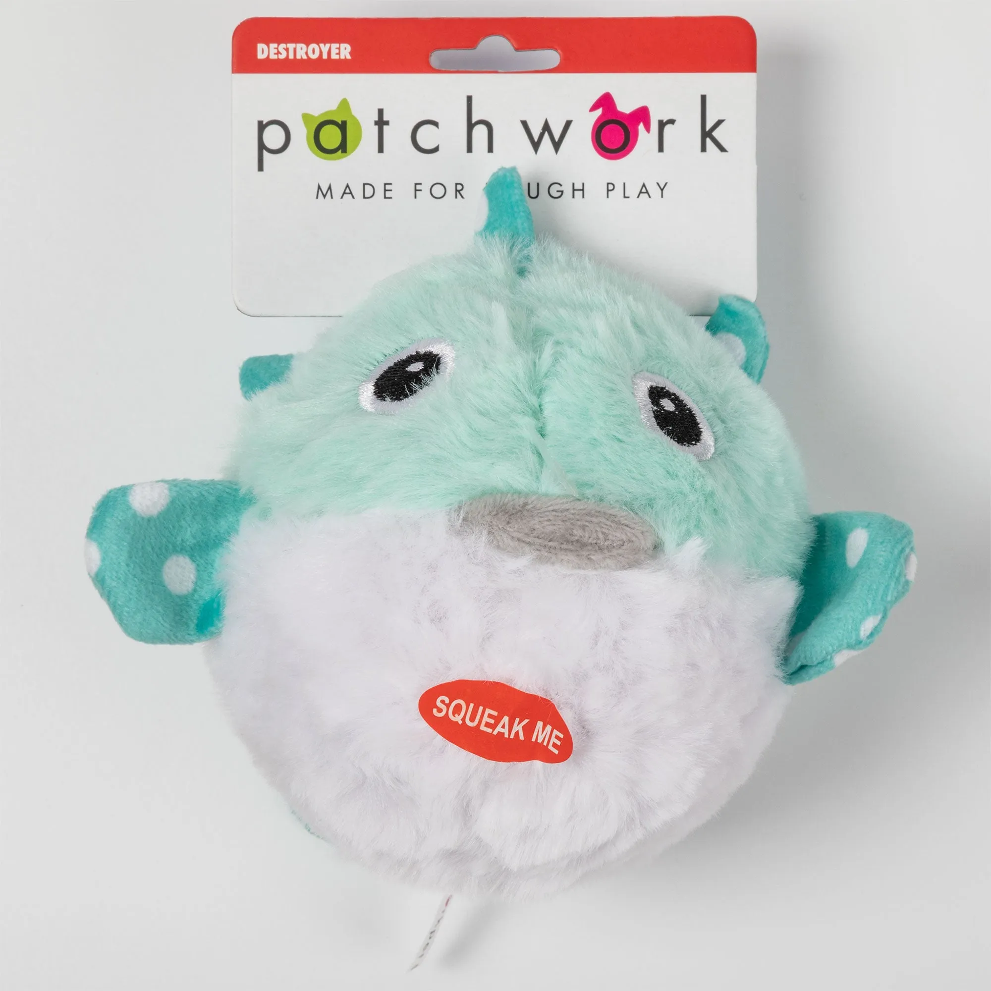 Patchwork Pet Pricklets Puffer Fish Dog Toy