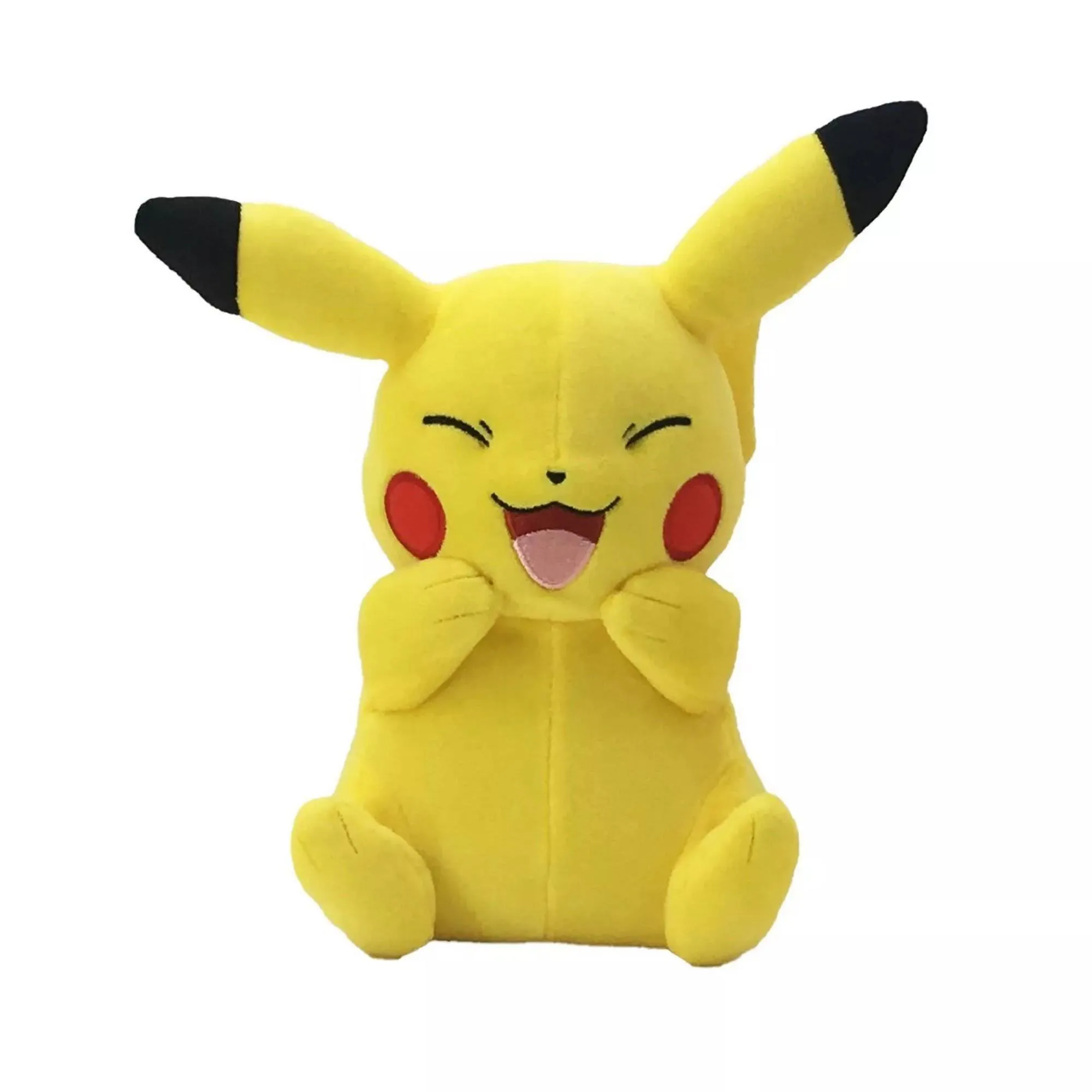 Pokemon 8 Inch Plush Happy Pikachu