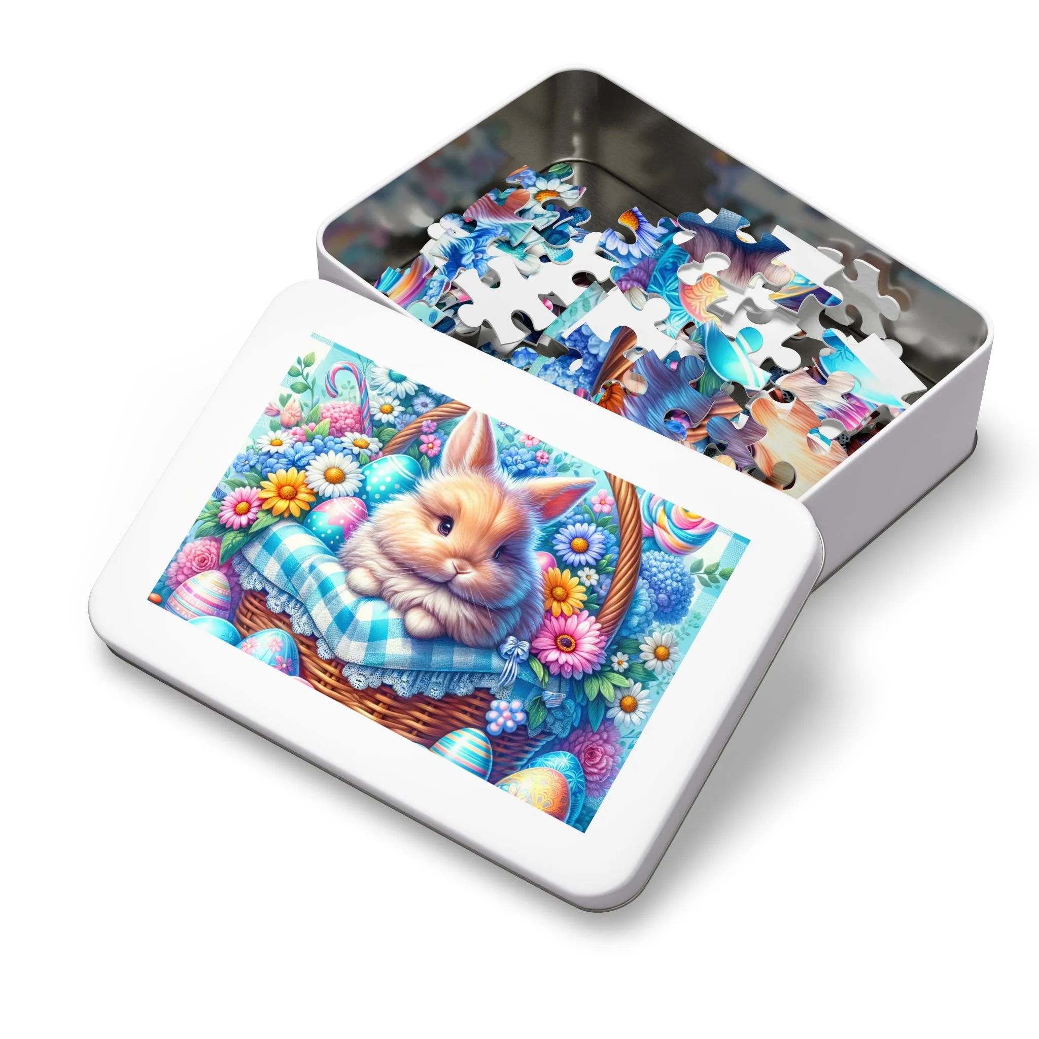 Puzzle, Easter, Rabbit, Personalised/Non-Personalised (30, 110, 252, 500,1000-Piece) awd-622