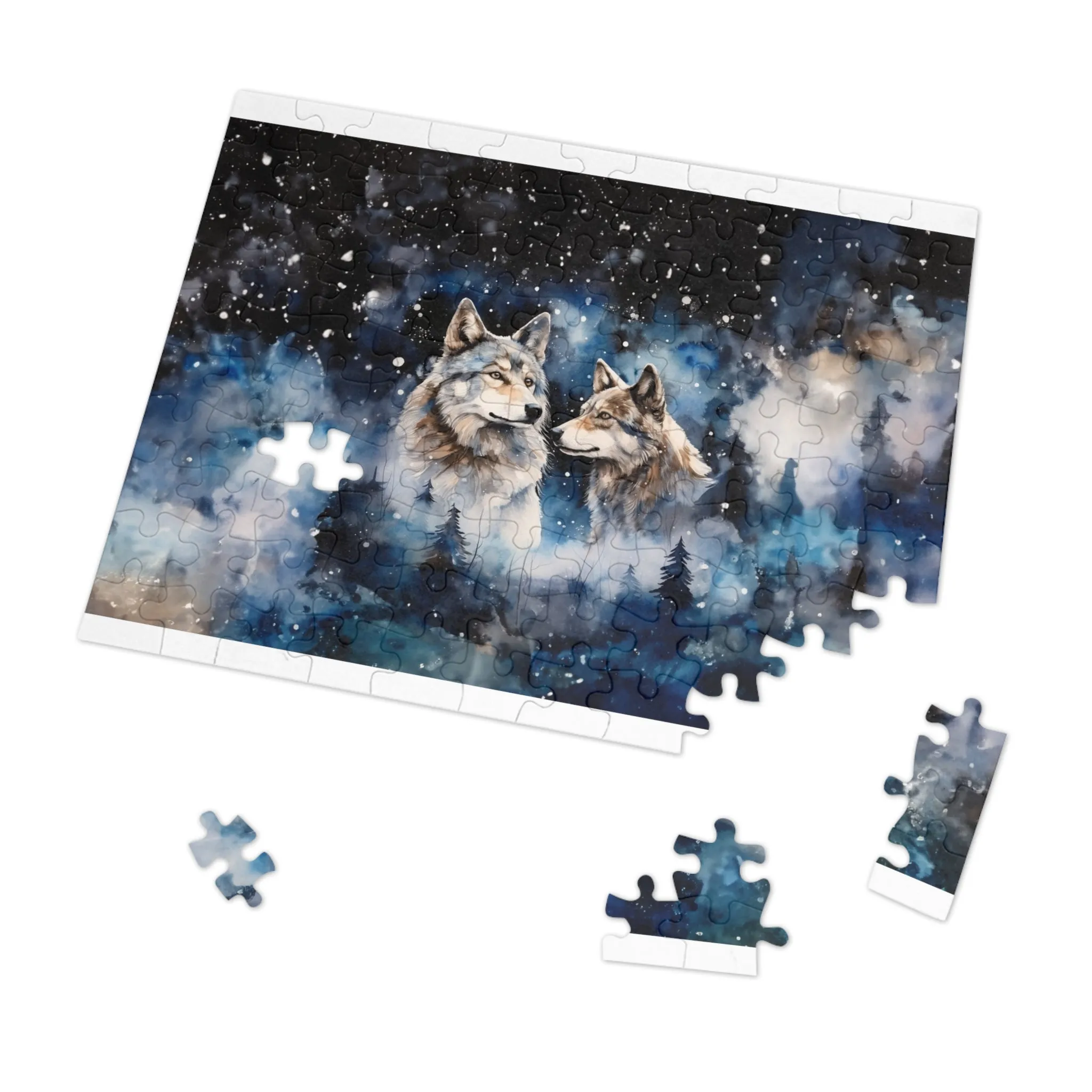 Puzzle, Wolves, Personalised/Non-Personalised (30, 110, 252, 500,1000-Piece)