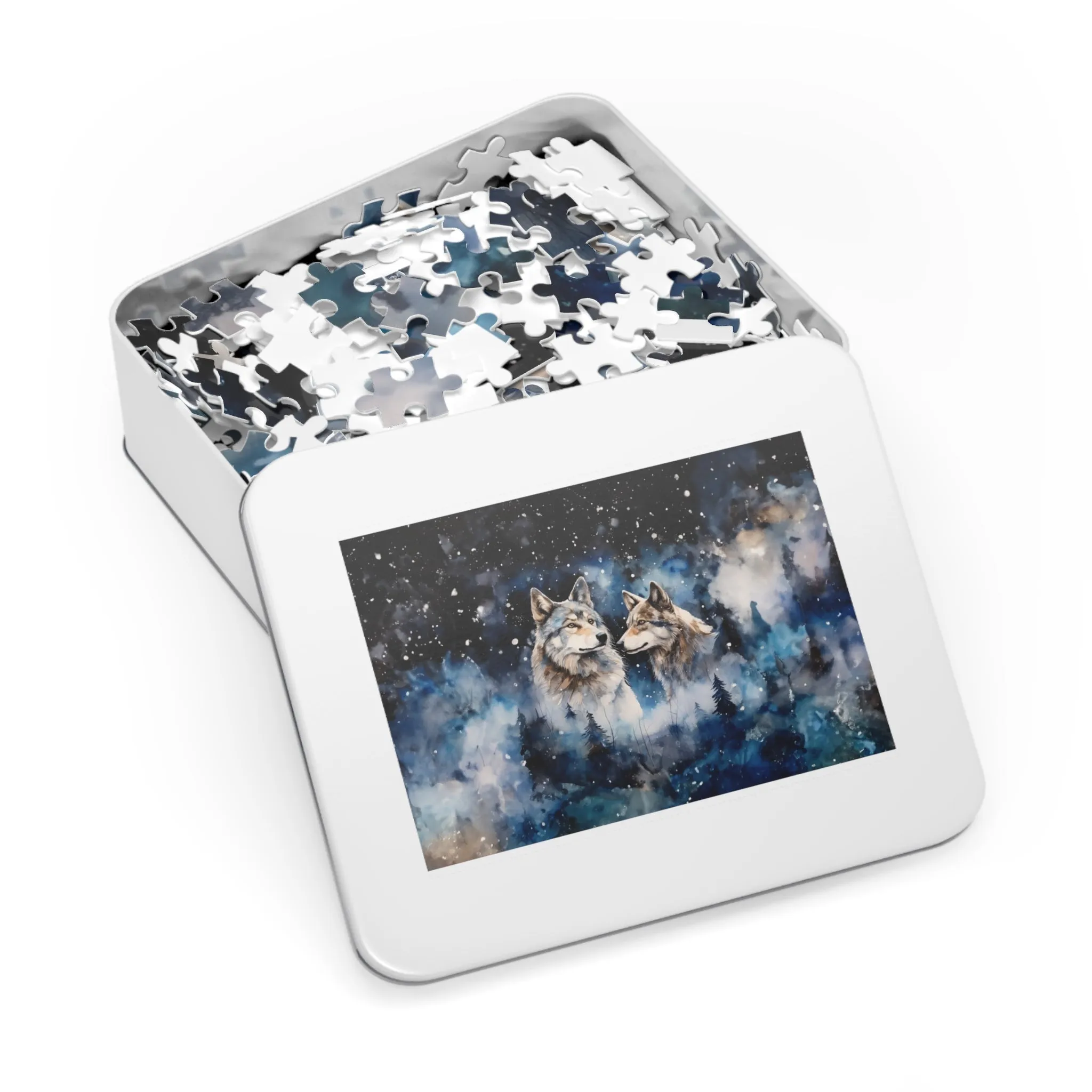 Puzzle, Wolves, Personalised/Non-Personalised (30, 110, 252, 500,1000-Piece)