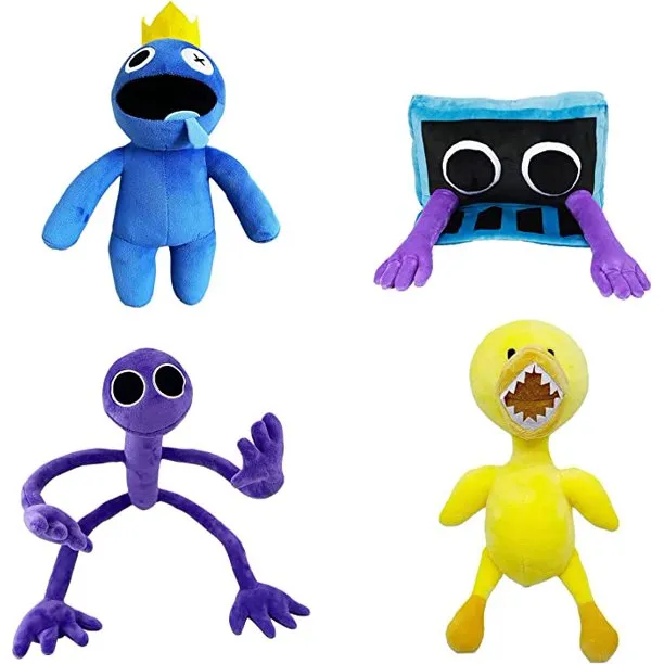 Rainbow Friends Plush Toys 4pcs