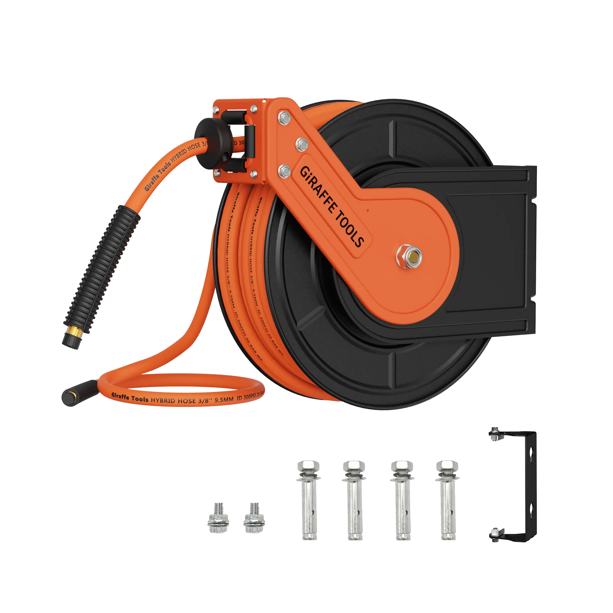 Retractable Air Hose Reel-Alloy Steel Reel-3/8in