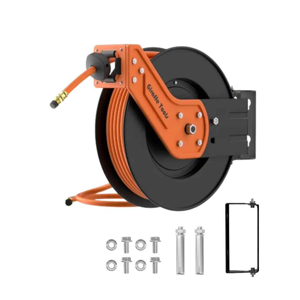 Retractable Air Hose Reel-Alloy Steel Reel-3/8in