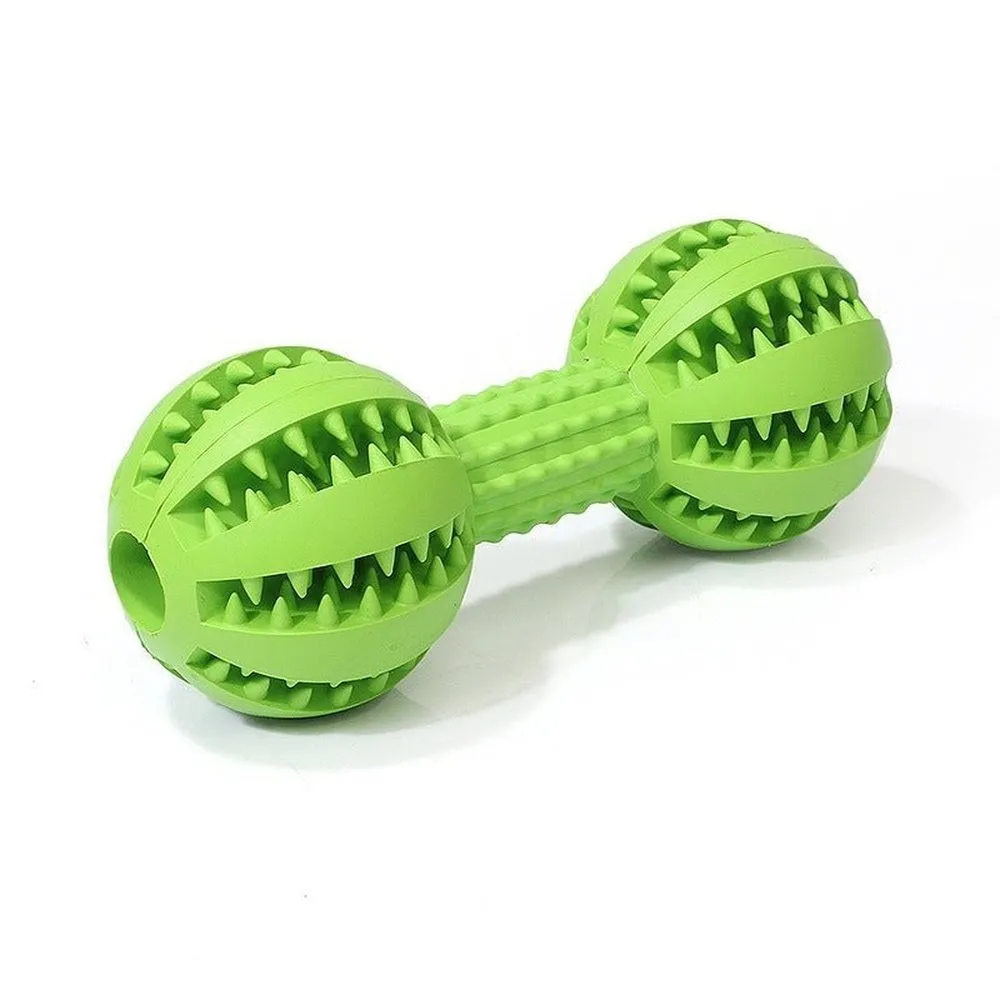 Rubber Dog Chew Toy For Dental Hygiene & Feeding