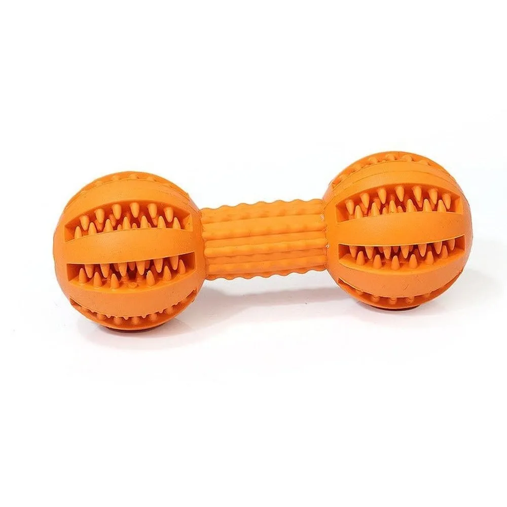 Rubber Dog Chew Toy For Dental Hygiene & Feeding